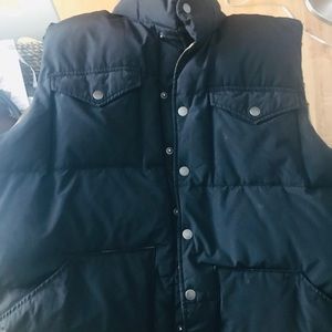 J.Crew men’s down vest size large